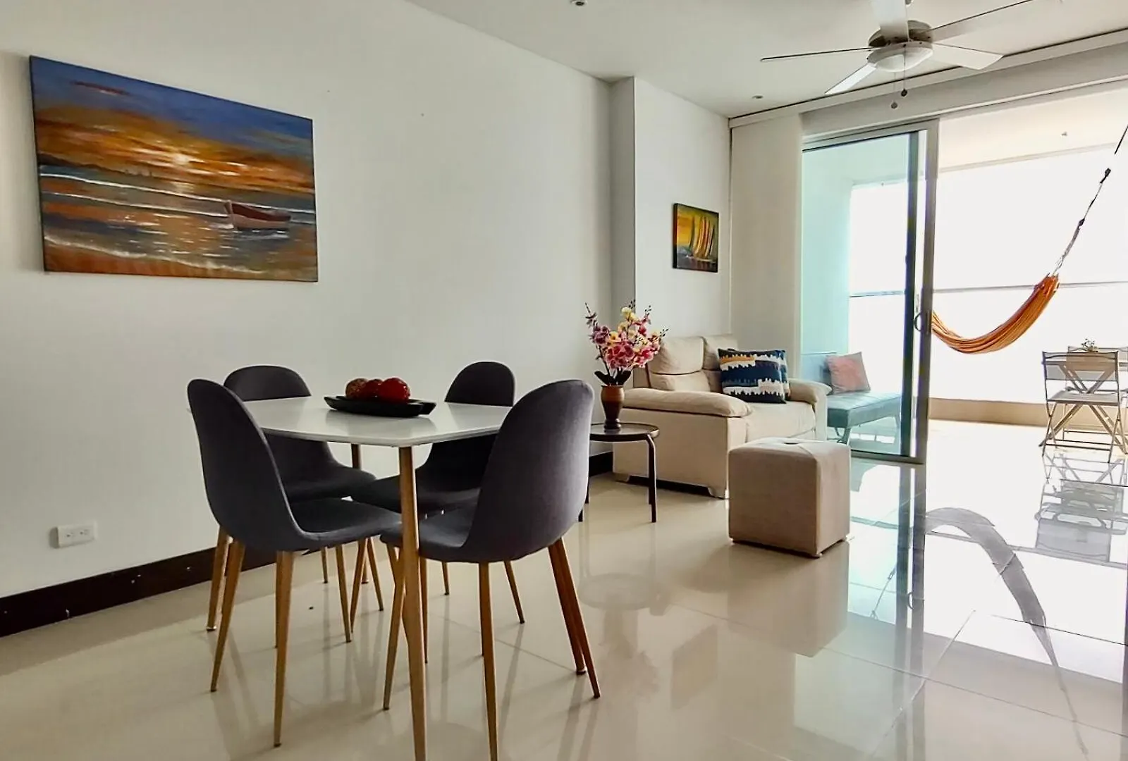 Apartamento Vista Al Mar Y Cerca Centro Historico Cartagena