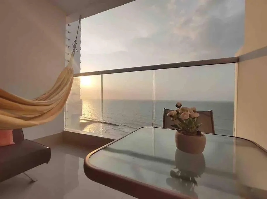 Apartmán Apartamento Vista Al Mar Y Cerca Centro Historico Cartagena