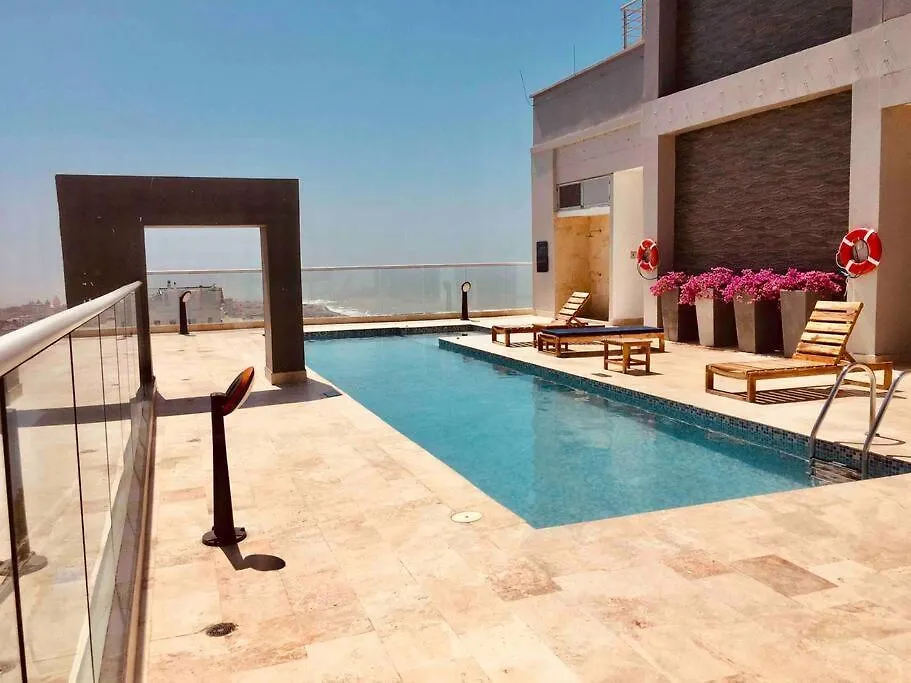 Apartamento Vista Al Mar Y Cerca Centro Historico Cartagena